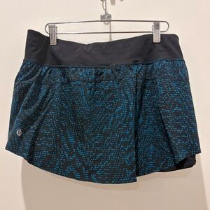 Lululemon final lap skort